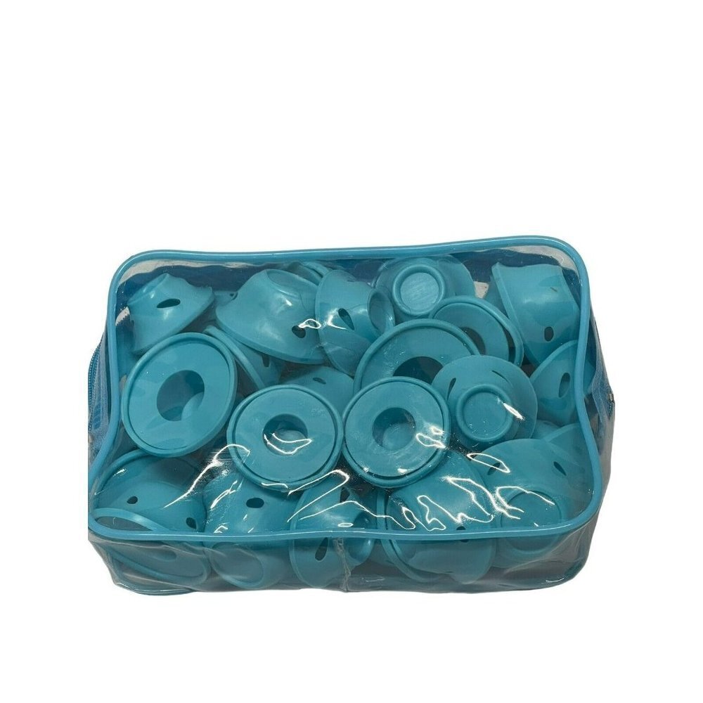 Jakuva Silicone Hair Curlers Set Magic Hair Rollers Curling Hair Styling blue